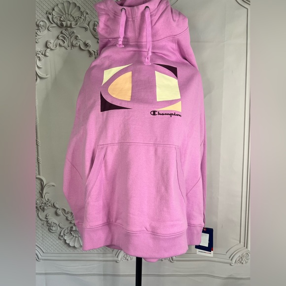 Champion Pink Hoodie Power Blend New XL - Picture 2 of 5